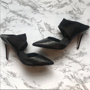 White House Black Market Veruca Slip on Leather Pumps